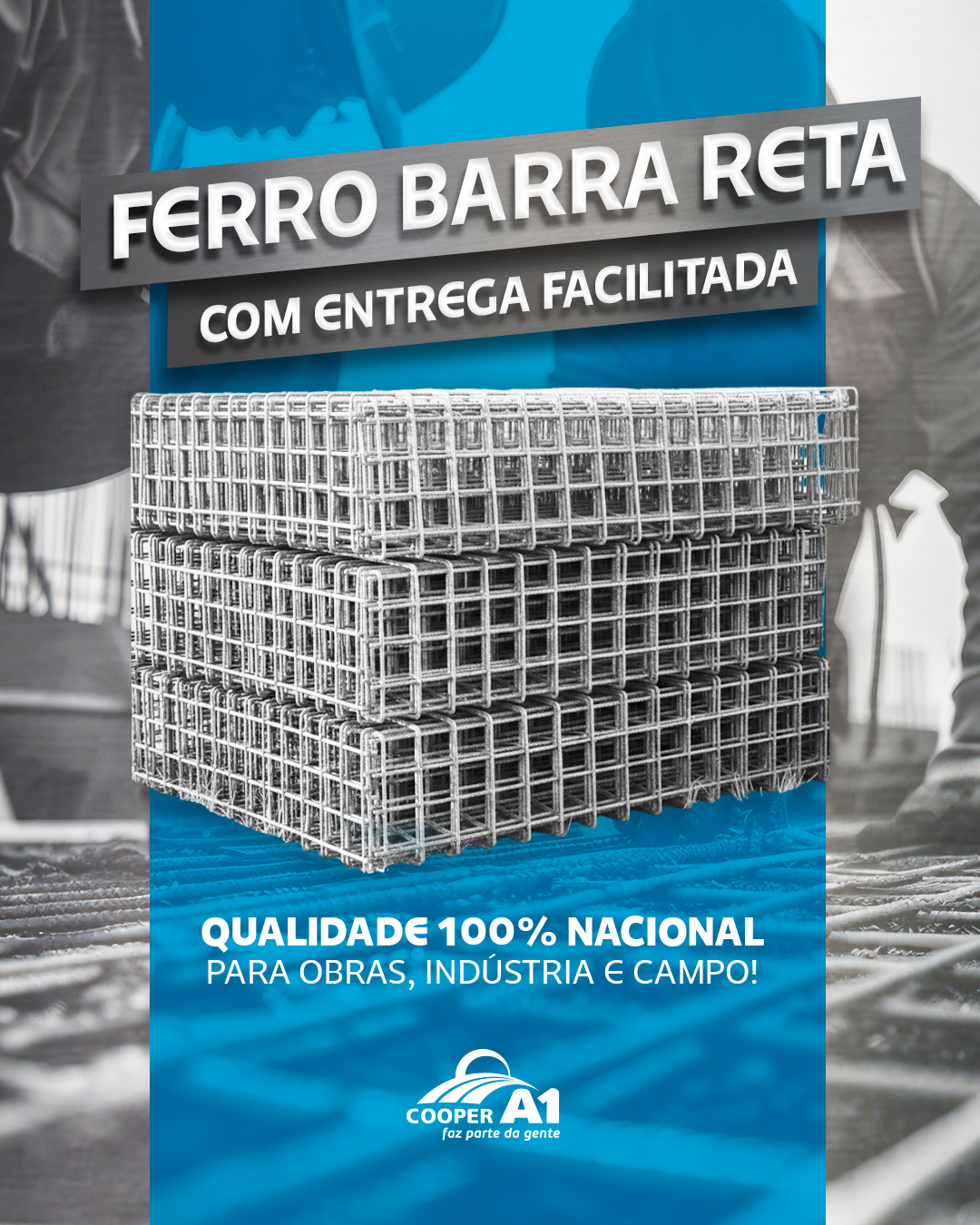 Ferro Barra Reta