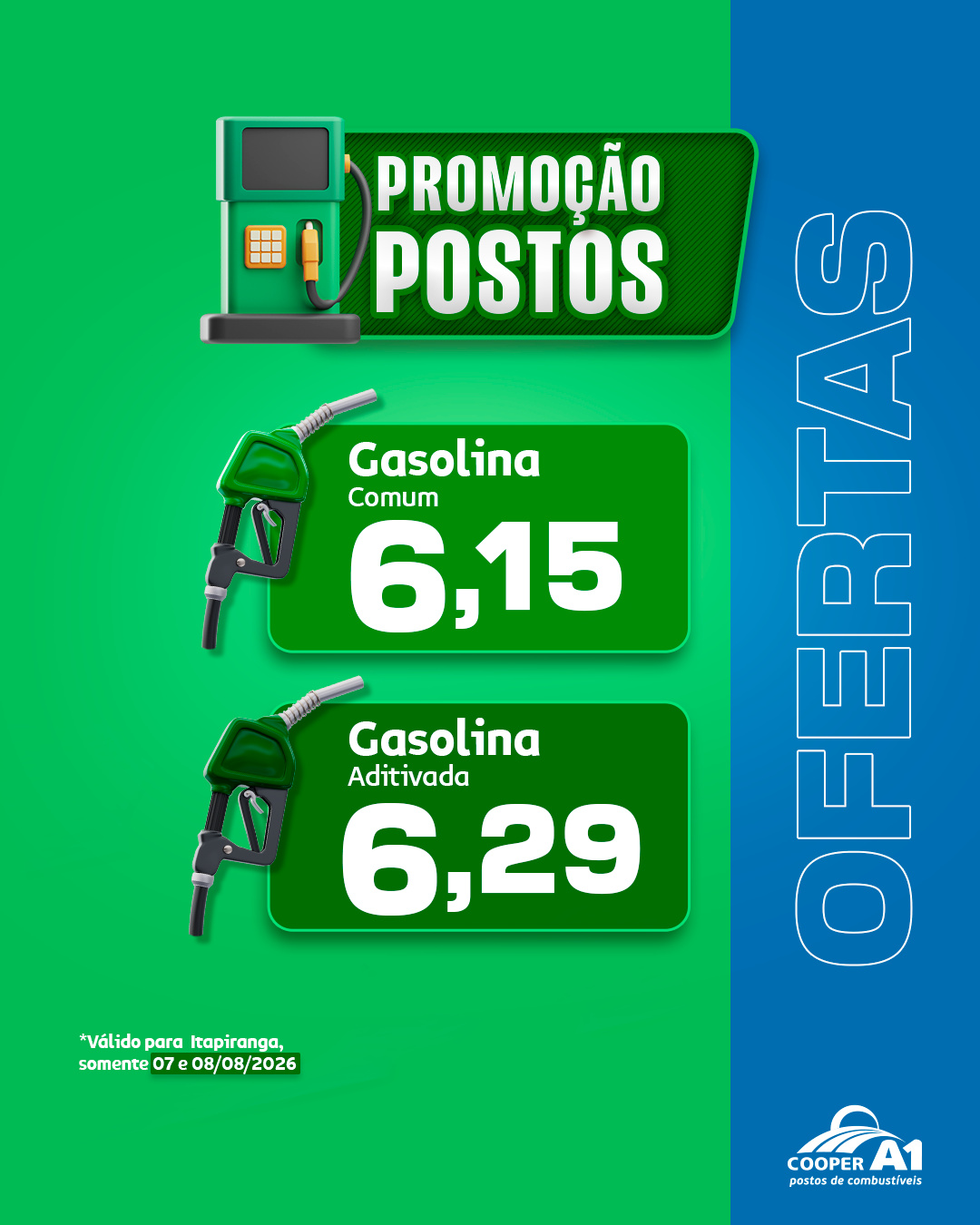 Promo&ccedil;&atilde;o Postos (Itapiranga)