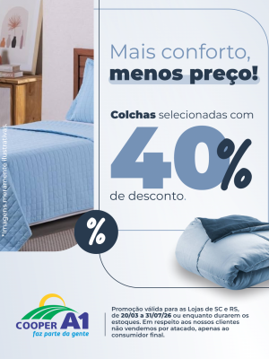 Mais conforto, menos pre&ccedil;o!