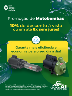Promoção de Motobombas