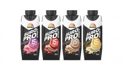 Aurora inova mercado de bebidas proteicas e lan&ccedil;a bebida in&eacute;dita enriquecida com col&aacute;geno