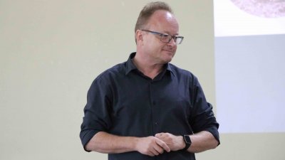 O gerente regional do Sebrae/SC no Oeste, Udo Martin Trennepohl, fez um resgate do programa que busca oportunizar conhecimentos e t&eacute;cnicas para melhorar a organiza&ccedil;&atilde;o do empreendimento (Foto: Karina Ogliari/MB Comunica&ccedil;&atilde;o)