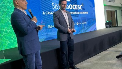 O balan&ccedil;o do setor foi levantado pela (OCESC) junto &agrave;s 235 cooperativas associadas e anunciado pelo presidente Vanir Zanatta e pelo superintendente Ricardo Miotto Ternus (Marcos Bedin/MB Comunica&ccedil;&atilde;o).