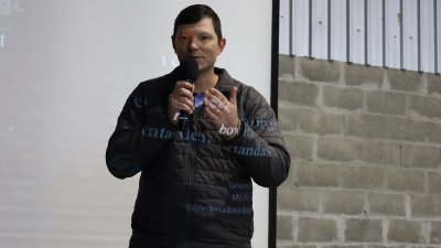 Coordenador do evento Daguimar Furlaneto