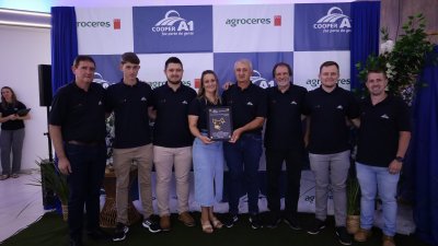 Acima de 800 matrizes 1º lugar Olmar Pauli 