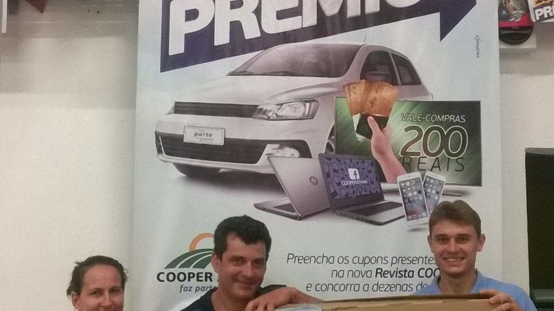 100 MIL EM PRÊMIOS: Cooper A1 sorteou 15 televisores