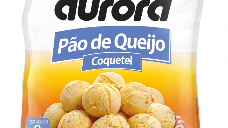 UMA NOVA DELÍCIA AURORA NO MERCADO: Pão de queijo coquetel