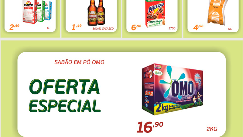 Ofertas do Final de Semana – Dias 18, 19 e 20/05