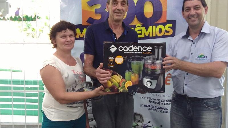 PROMOÇÃO 300 MIL EM PRÊMIOS: ganhadores de março retiram seus mixers