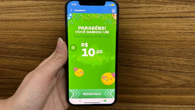 APP PREMIADO COOPER A1: Cupons ficam dispon&iacute;veis para raspar at&eacute; 8 de novembro 