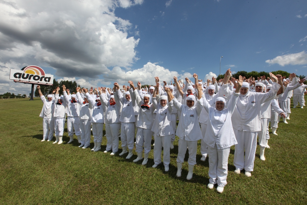 FUNCIONÁRIOS FELIZES: Aurora é a segunda entre as empresas mais amadas do Brasil