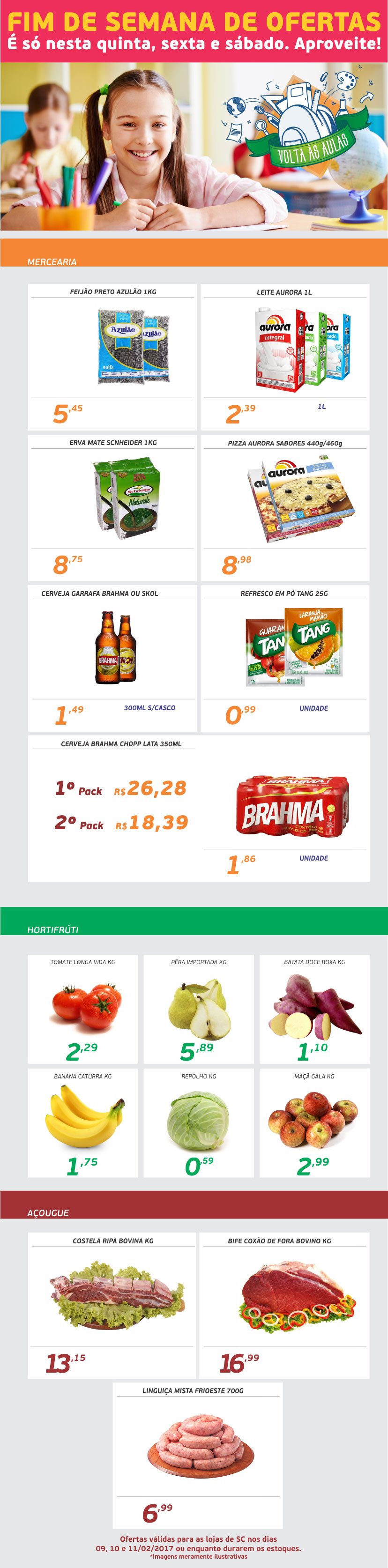 Fim de Semana de Ofertas | Dias 09, 10, 11/02
