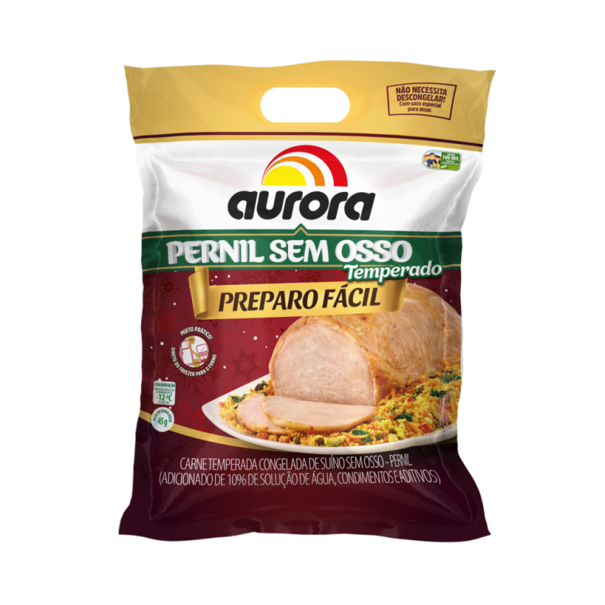 DELÍCIA, BELEZA, PRATICIDADE:  Aurora Alimentos apresenta novas embalagens para os produtos natalinos