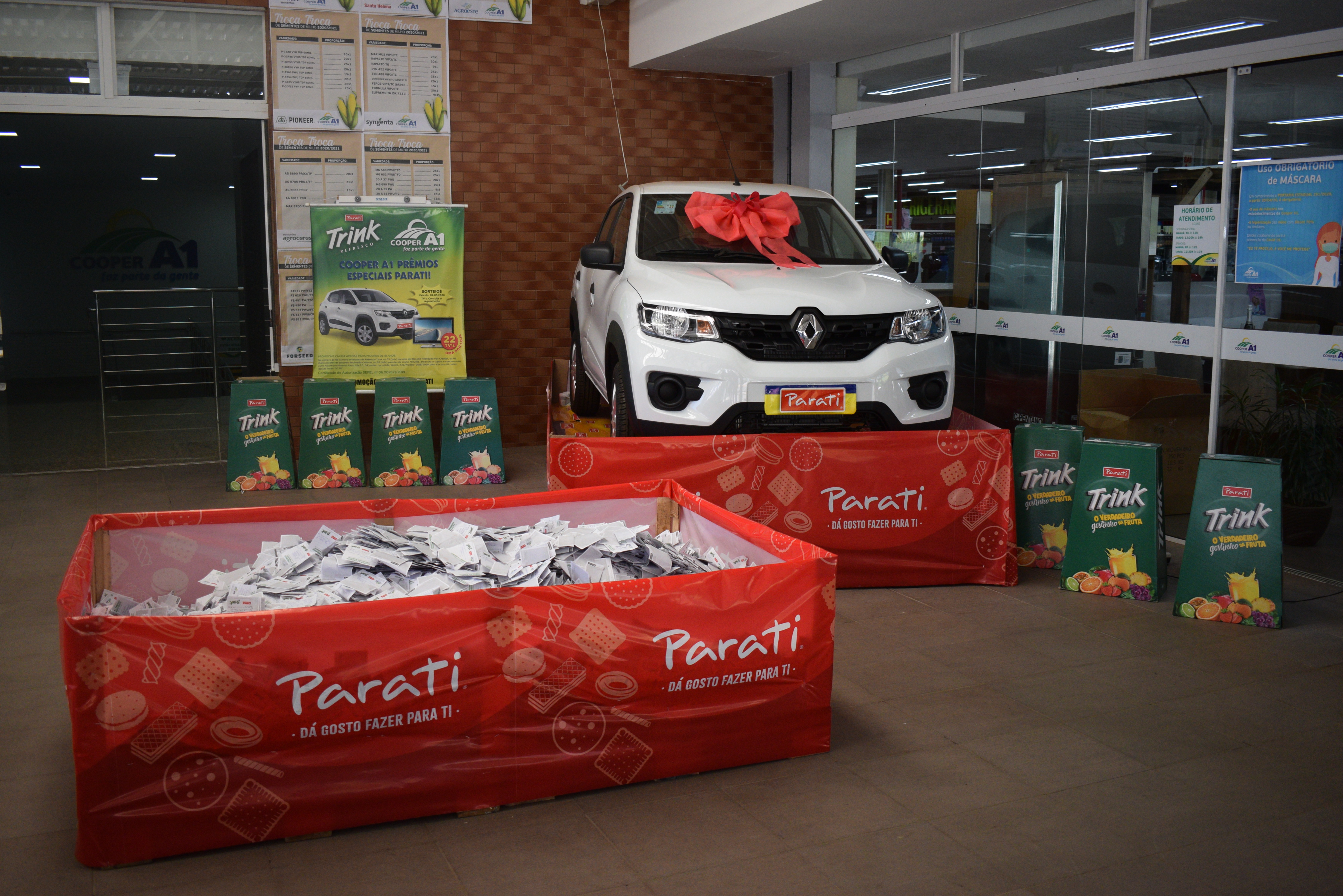 FIM DA PROMOÇÃO “COOPER A1 PRÊMIOS ESPECIAIS PARATI”:  CARRO 0 KM FOI PARA O MUNICÍPIO DE SANTA HELENA