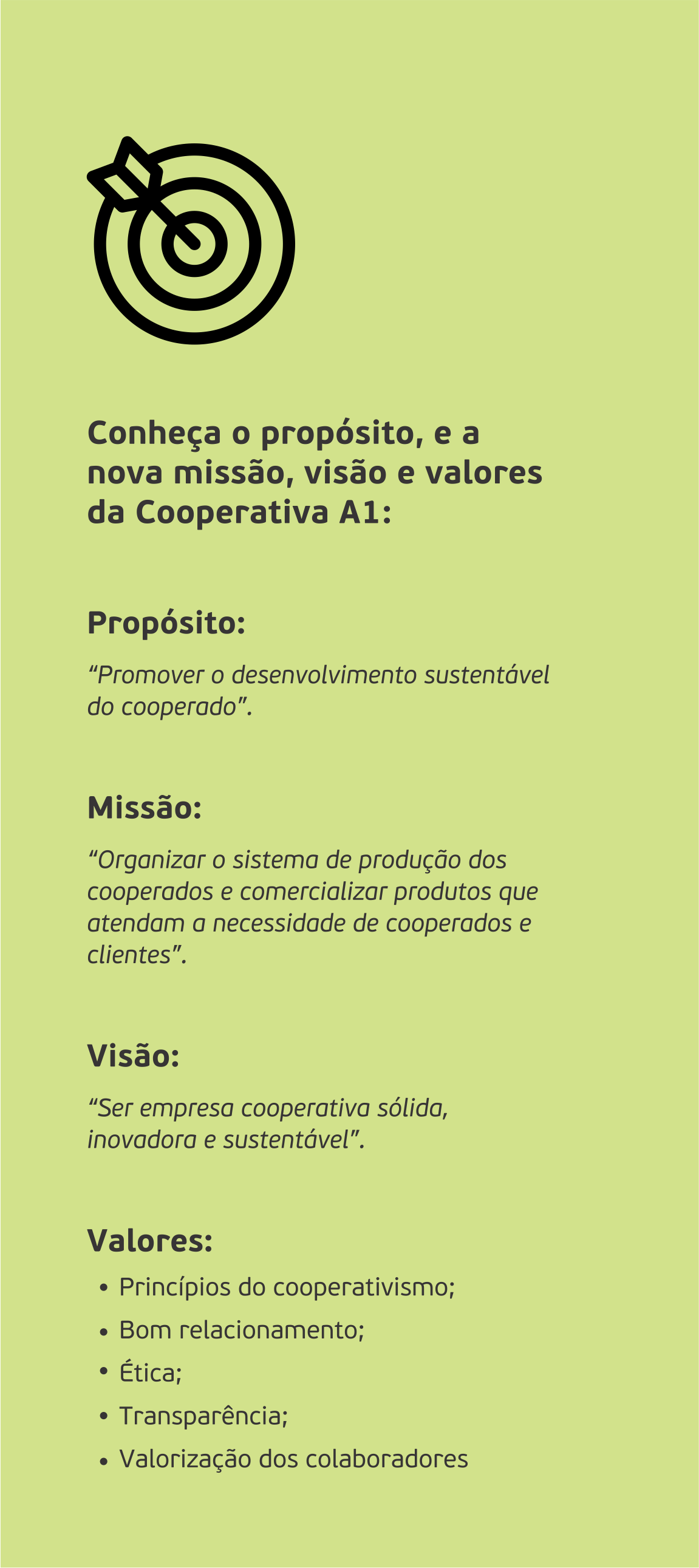 UM NOVO PROPÓSITO: quem somos, por que existimos e aonde queremos chegar