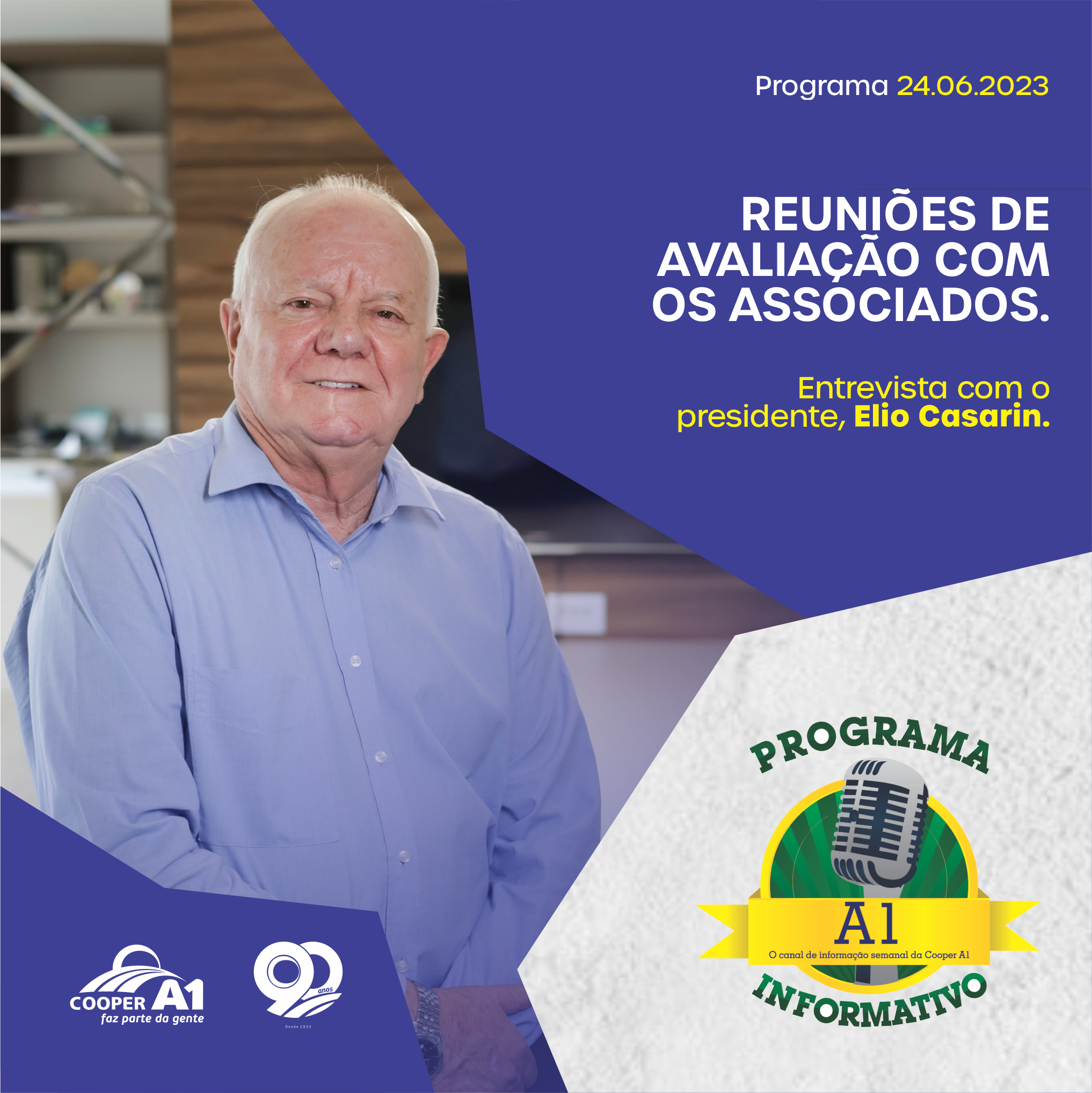 INFORMATIVO A1 24.06.2023: Reuniões de avaliação com os associados