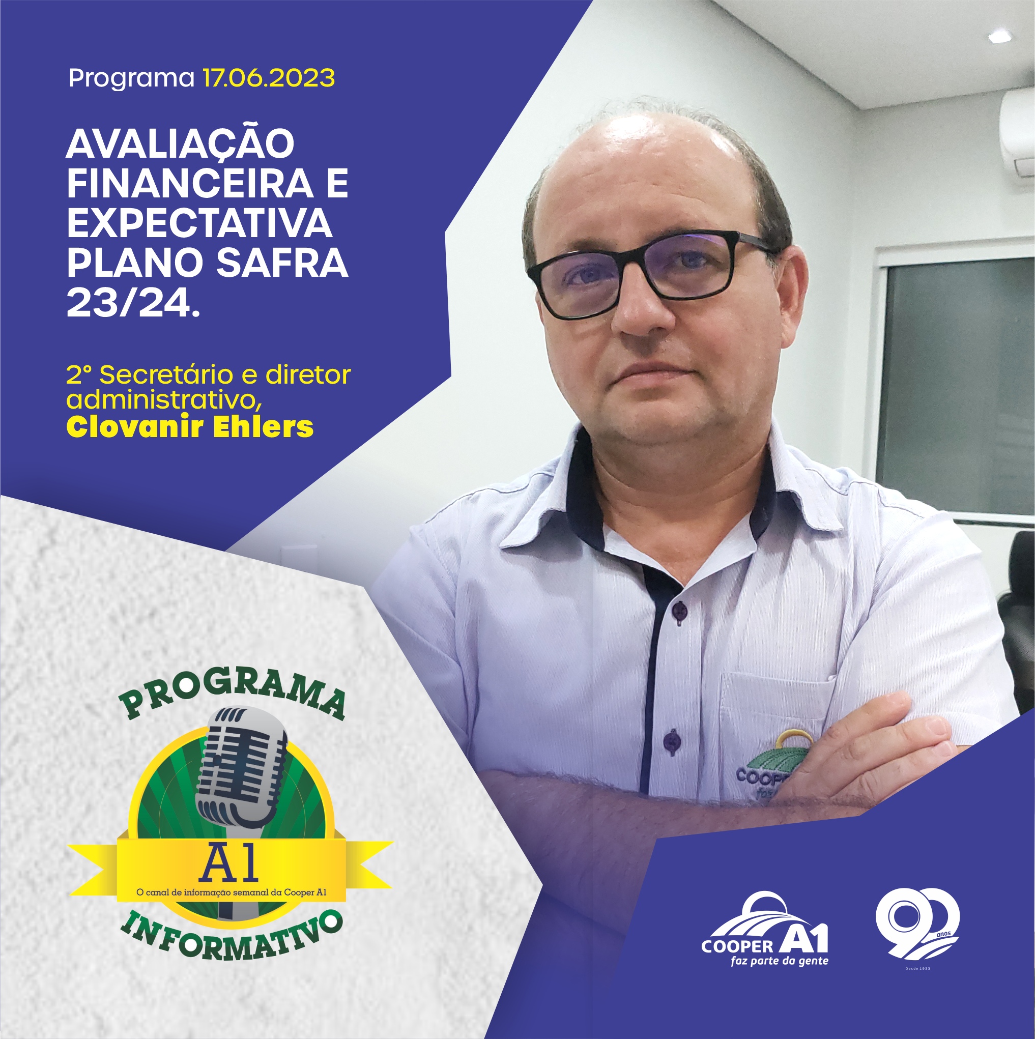 INFORMATIVO A1 17.06.2023: Avaliação financeira e expectativa plano safra 23/24 