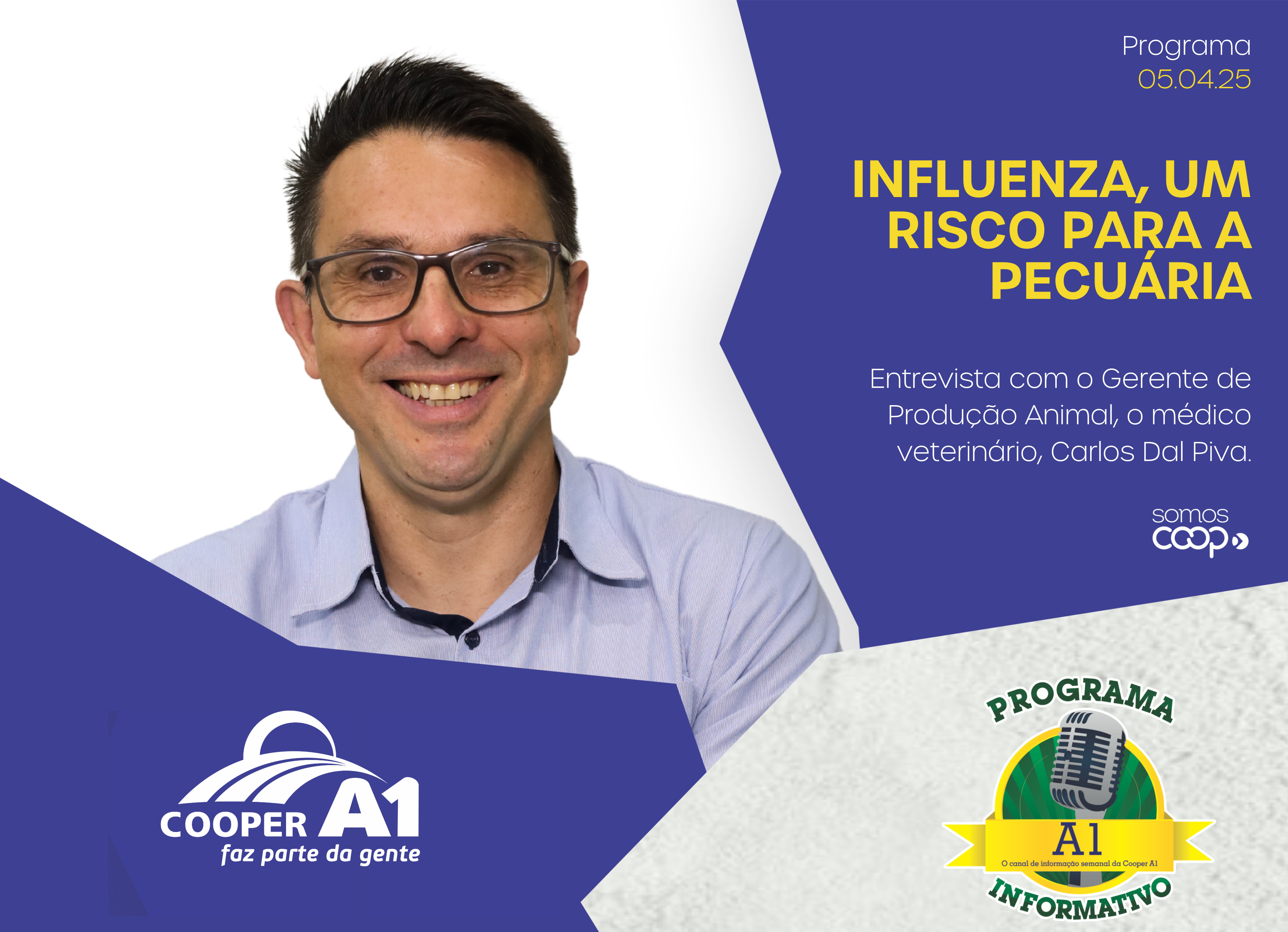 INFORMATIVO A1 05.04.25: Influenza, um risco para a pecuária