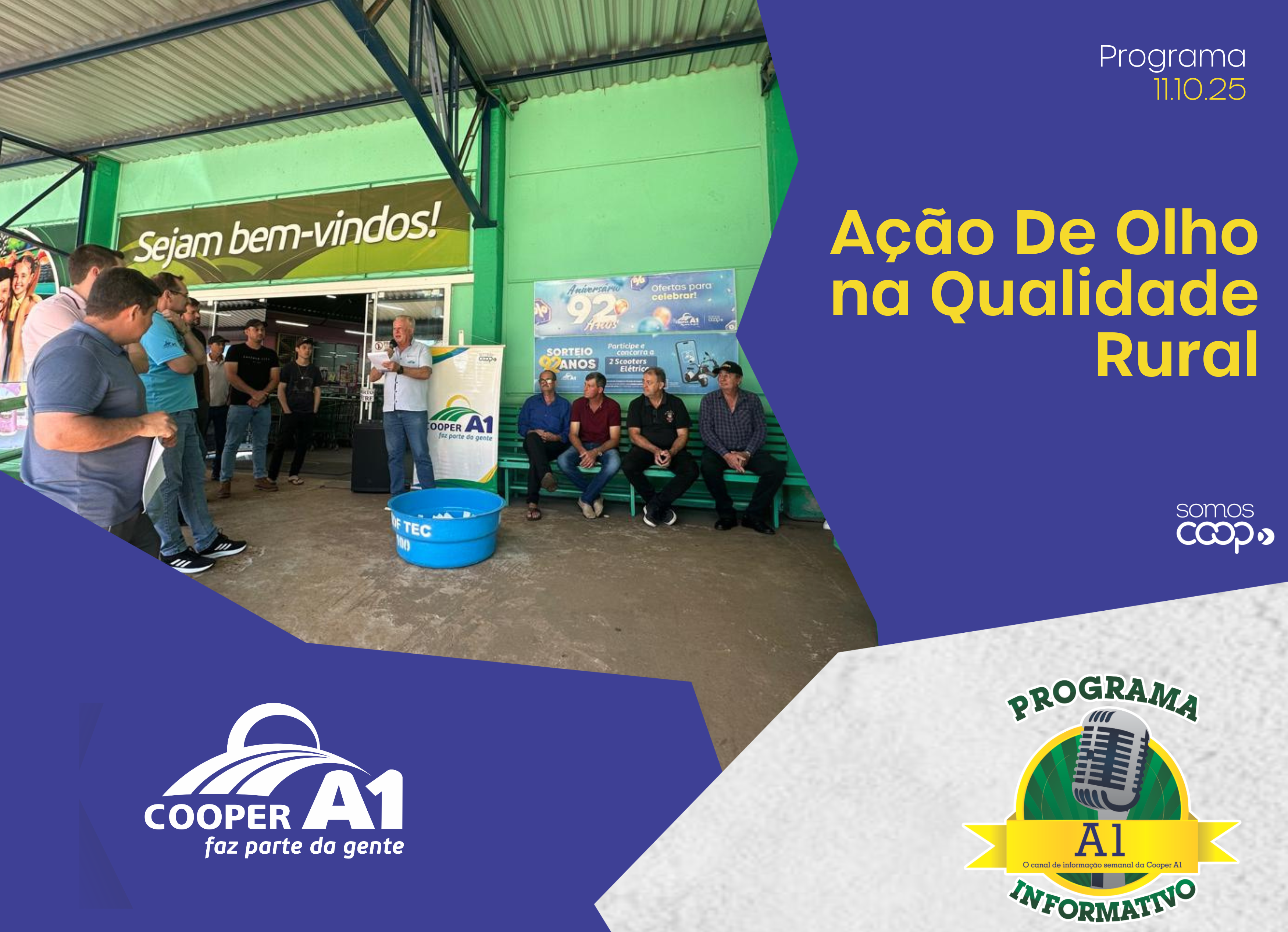 INFORMATIVO A1 11.10.25: Ação Social em Vista Gaúcha 