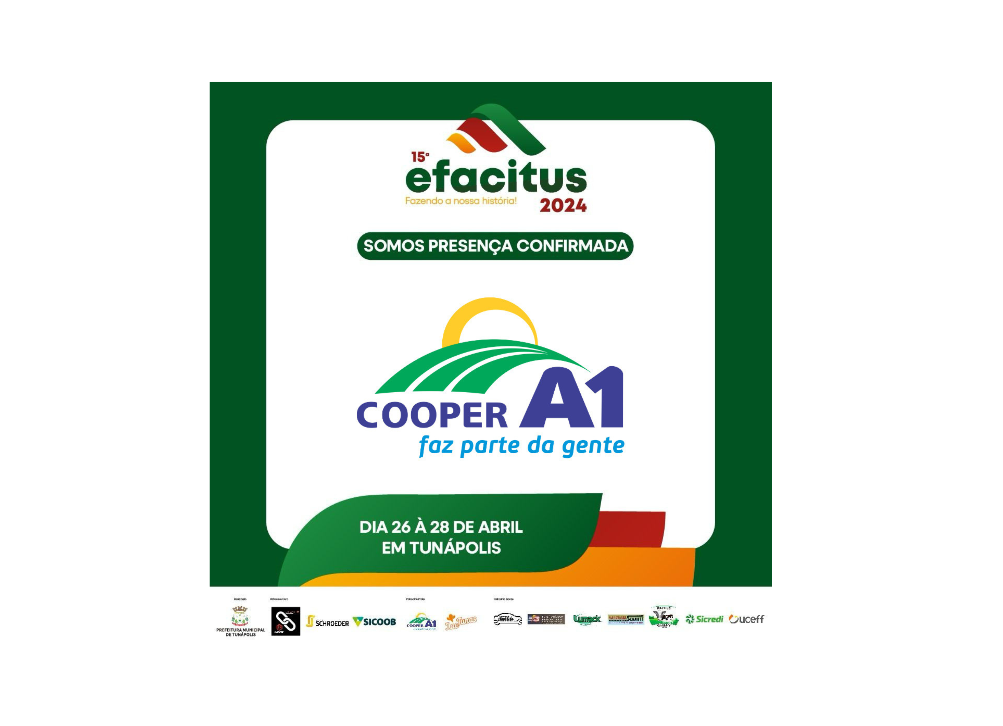 EFACITUS: Cooper A1 presente em mais uma edição