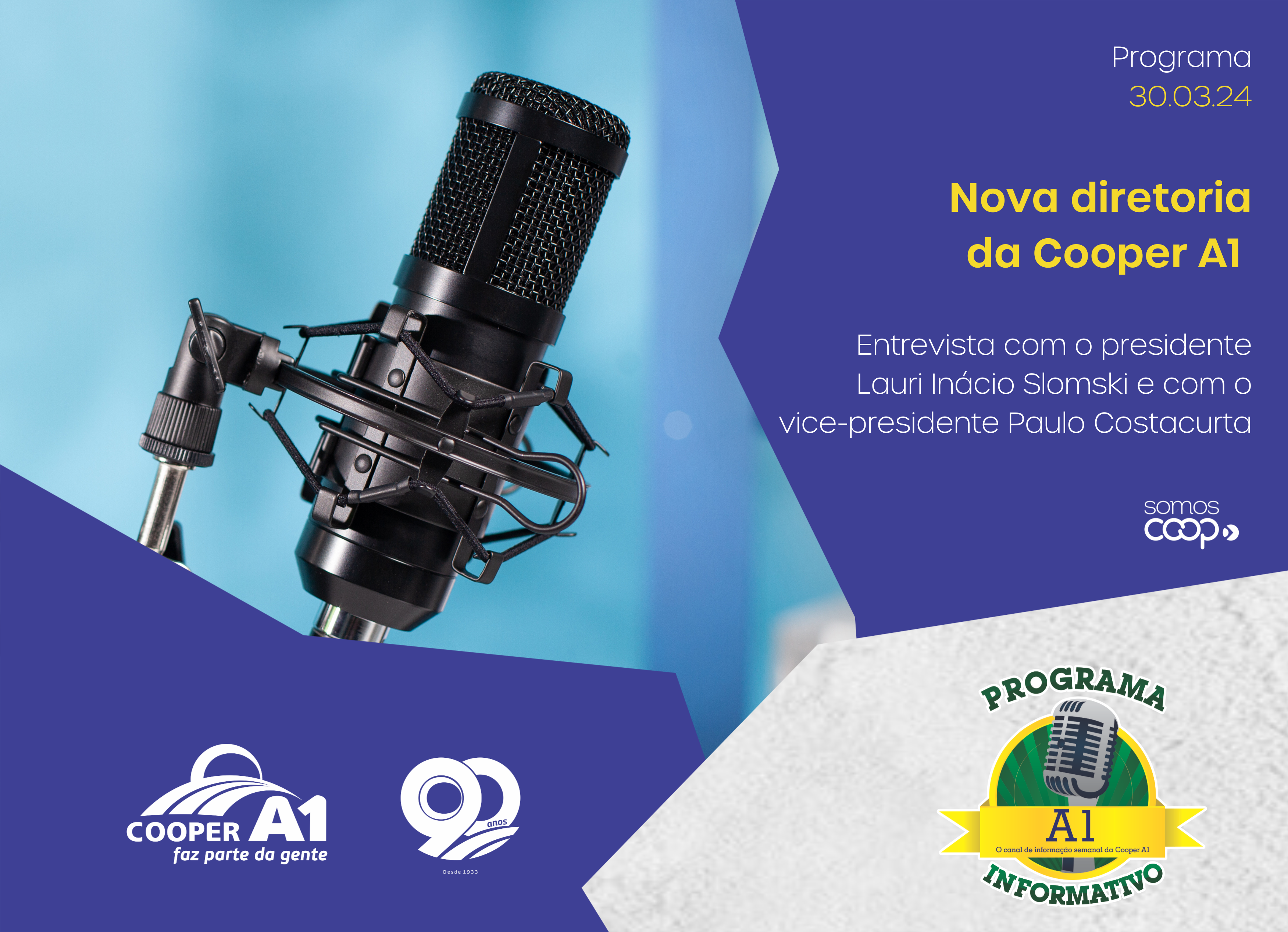 INFORMATIVO A1 30.03.24: Nova diretoria da Cooper A1 