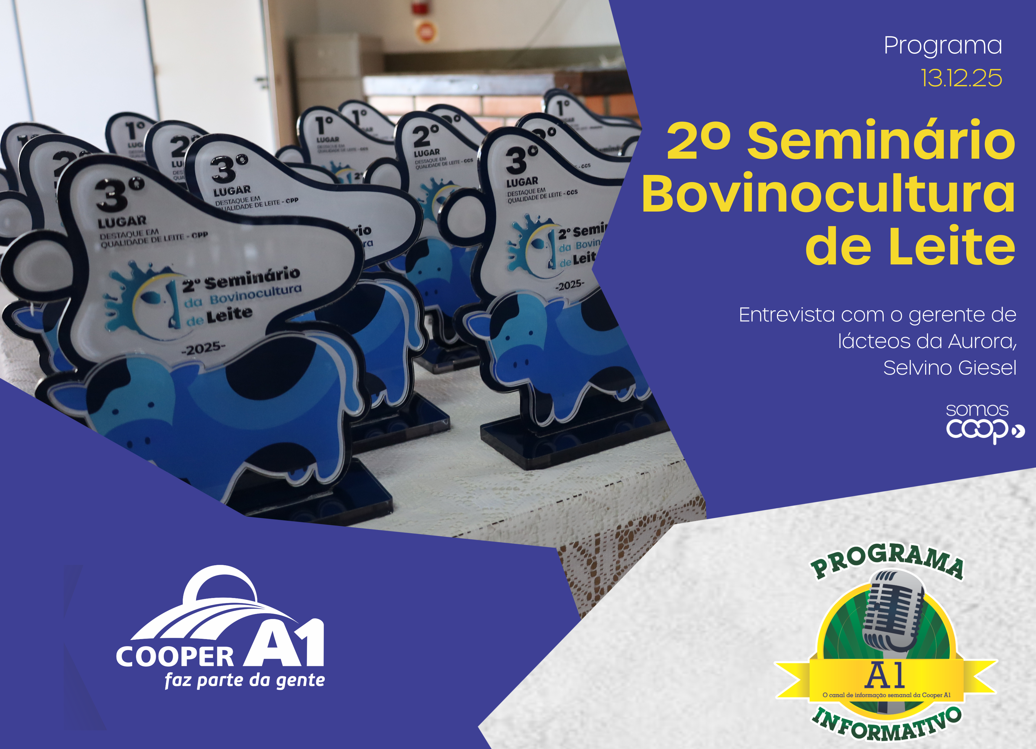 INFORMATIVO A1 13.12.25: 2&ordm; Semin&aacute;rio da Bovinocultura de Leite 
