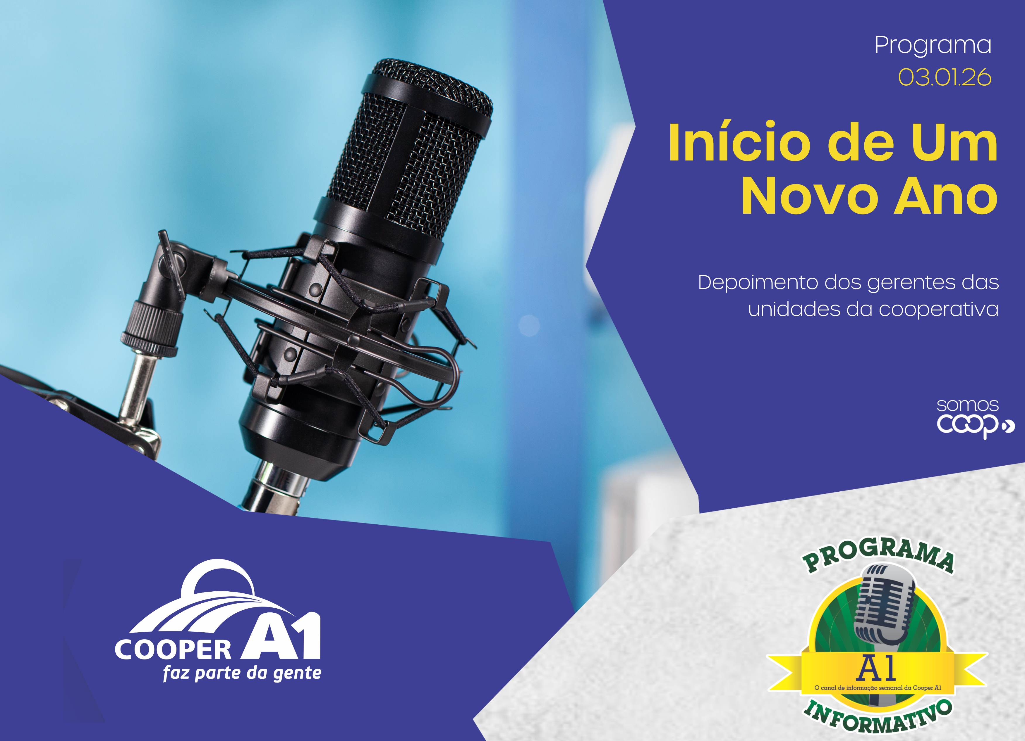 INFORMATIVO A1 03.01.26: In&iacute;cio de Um Novo Ano