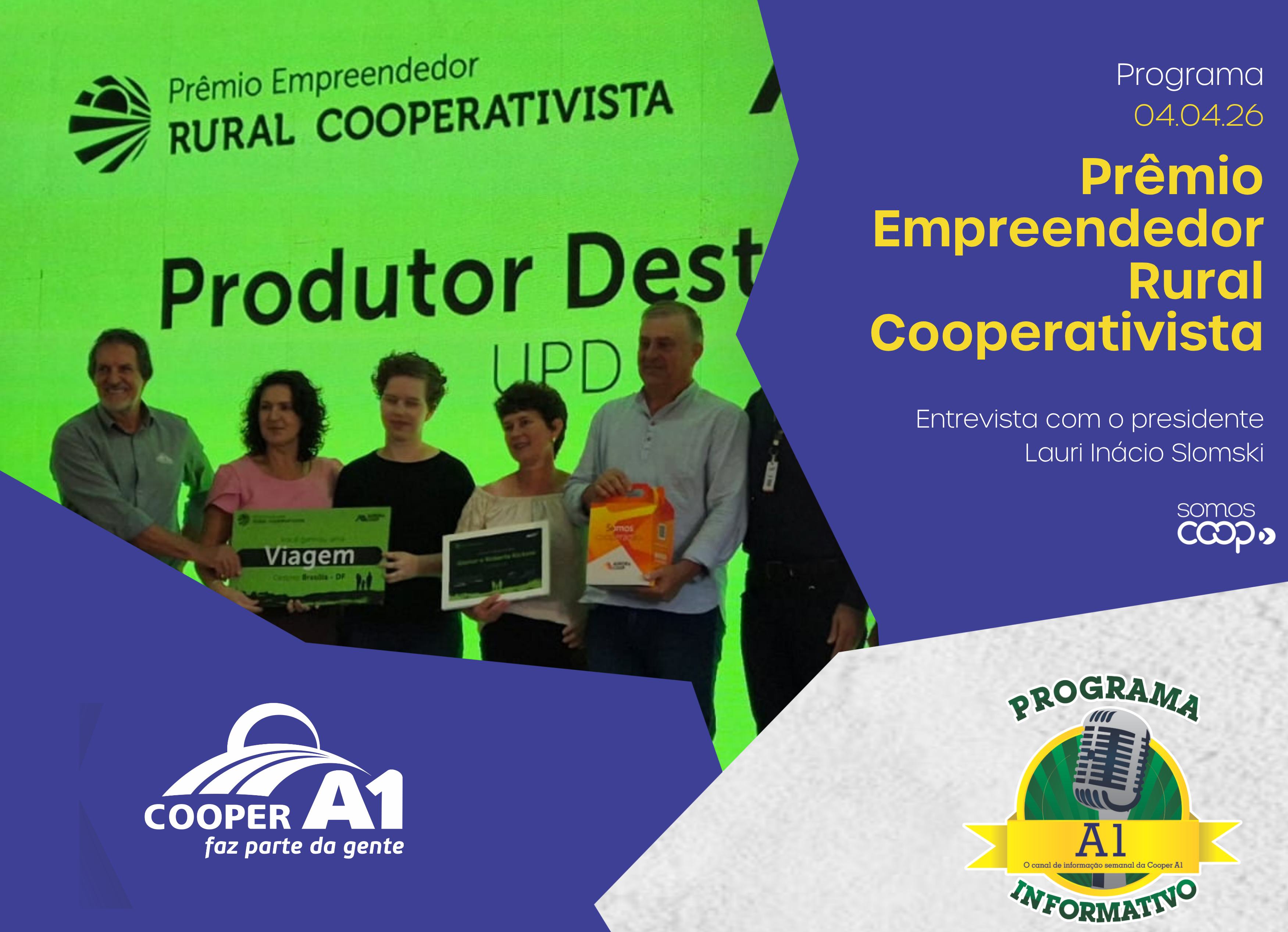 INFORMATIVO A1 04.04.26: Pr&ecirc;mio Empreendedor Rural Cooperativista