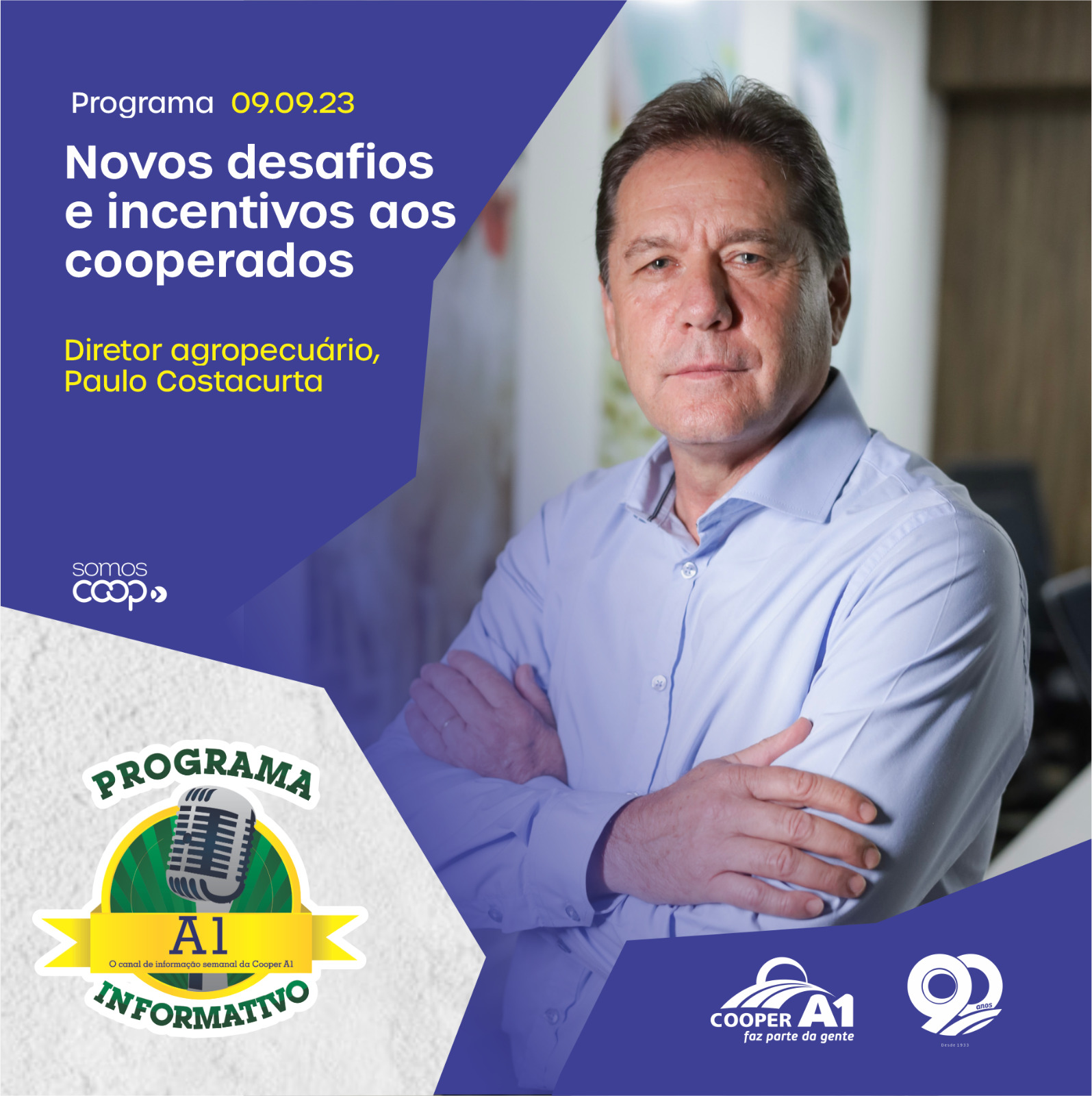 INFORMATIVO A1 09.09.23: Novos desafios e incentivos aos cooperados 