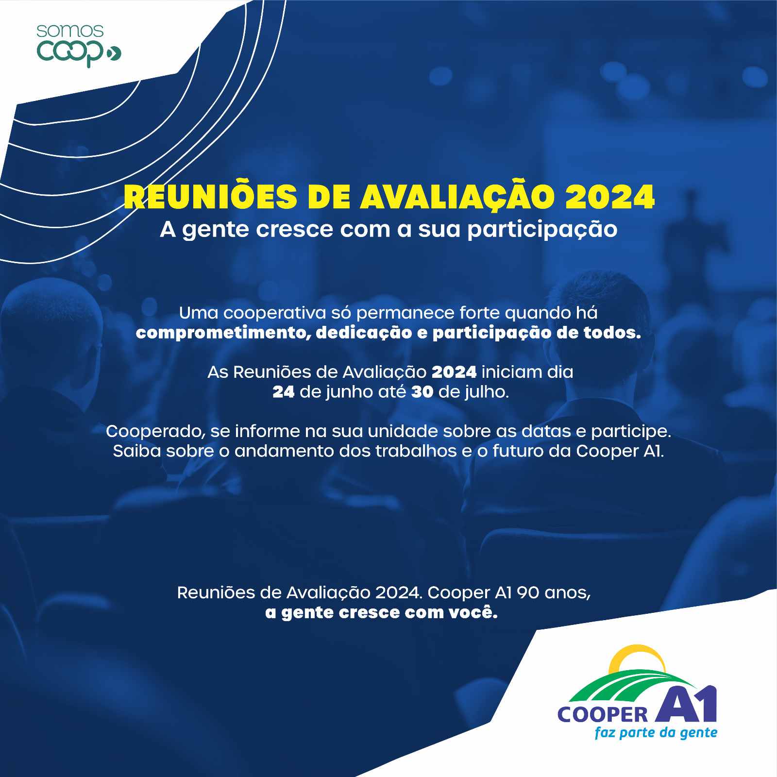 DATAS DEFINIDAS: Reuniões de avaliação da Cooper A1 vão promover 20 encontros